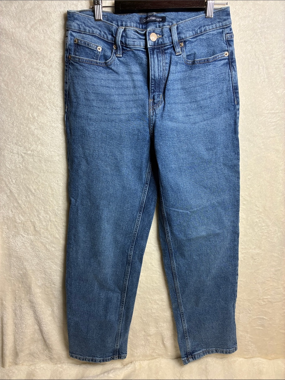Calvin Klein Relaxed Straight Blue Denim Jeans